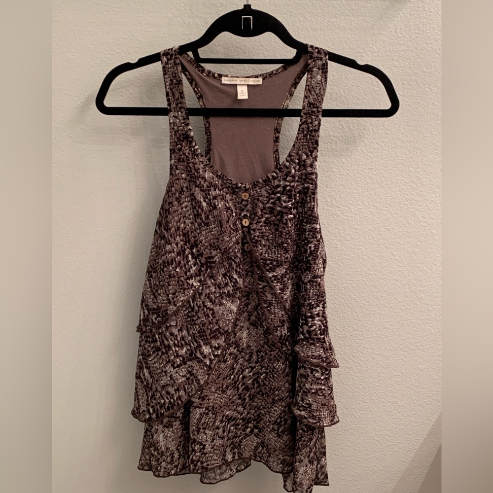 Sarah Spencer tank top/blouse